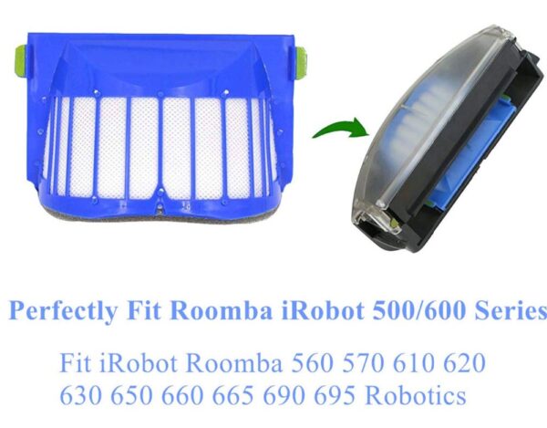 ฟิลเตอร์กรองฝุ่น Vac Assist Filter สำหรับ irobot roomba 600 series 620,650 - Image 3