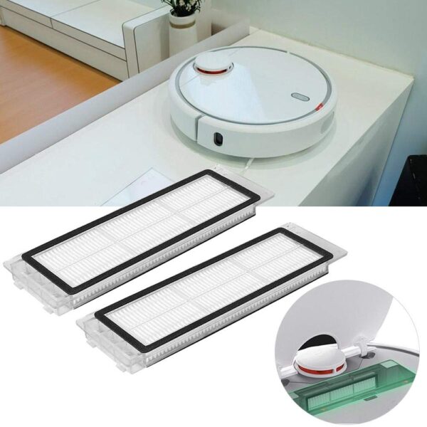 ฟิลเตอร์กรองฝุ่น Washable Dust Bin Filter จำนวน 2 แผ่น สำหรับหุ่นยนต์ Roborock รุ่น S6 / S5 Max / S6 Pure / S6 MaxV - Image 3