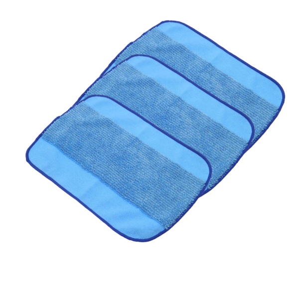 ผ้าถูพื้น microfiber ชนิดเปียก 3 ชิ้น สำหรับ iRobot Braava 380 Microfibre cloth 3-pack,MOPPING Wet